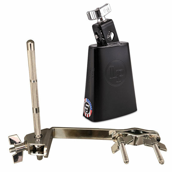 LP Black Beauty Cowbell with FREE Liberty One Percussion Mount