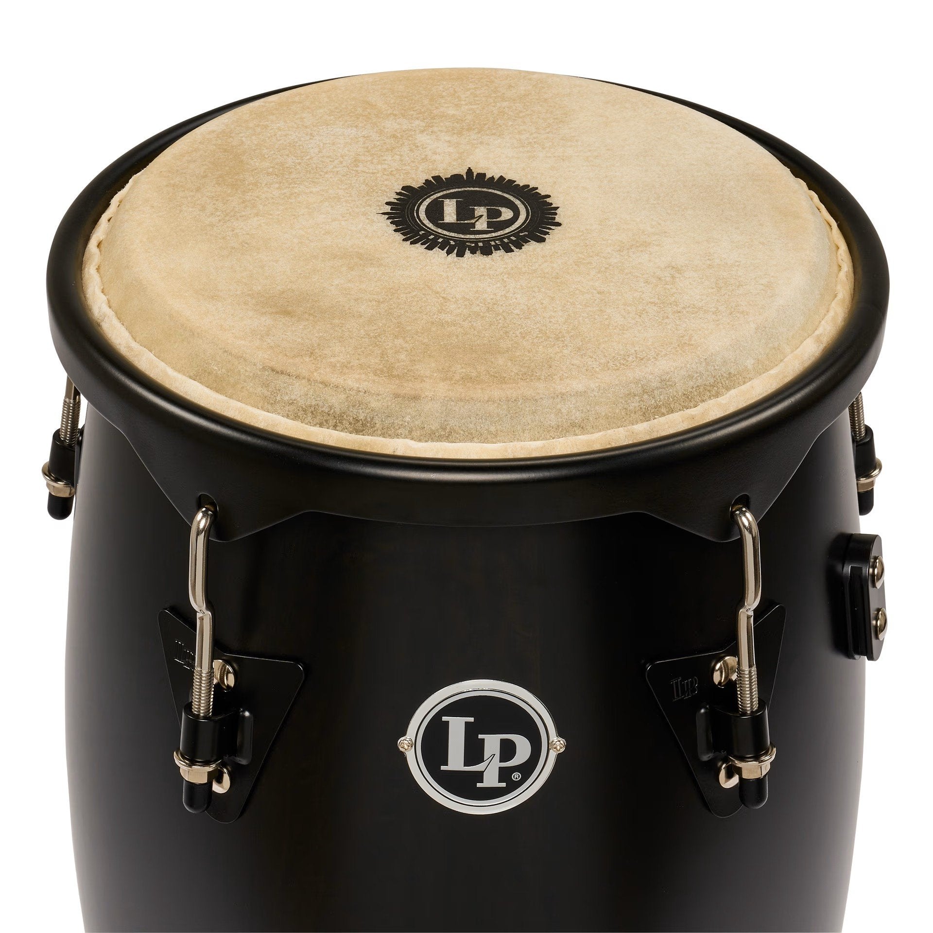 LP City II Mango Black Conga Rawhide Head top view