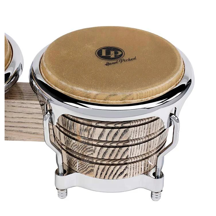LP Galaxy Giovanni Bongos Chrome Head Close-Up