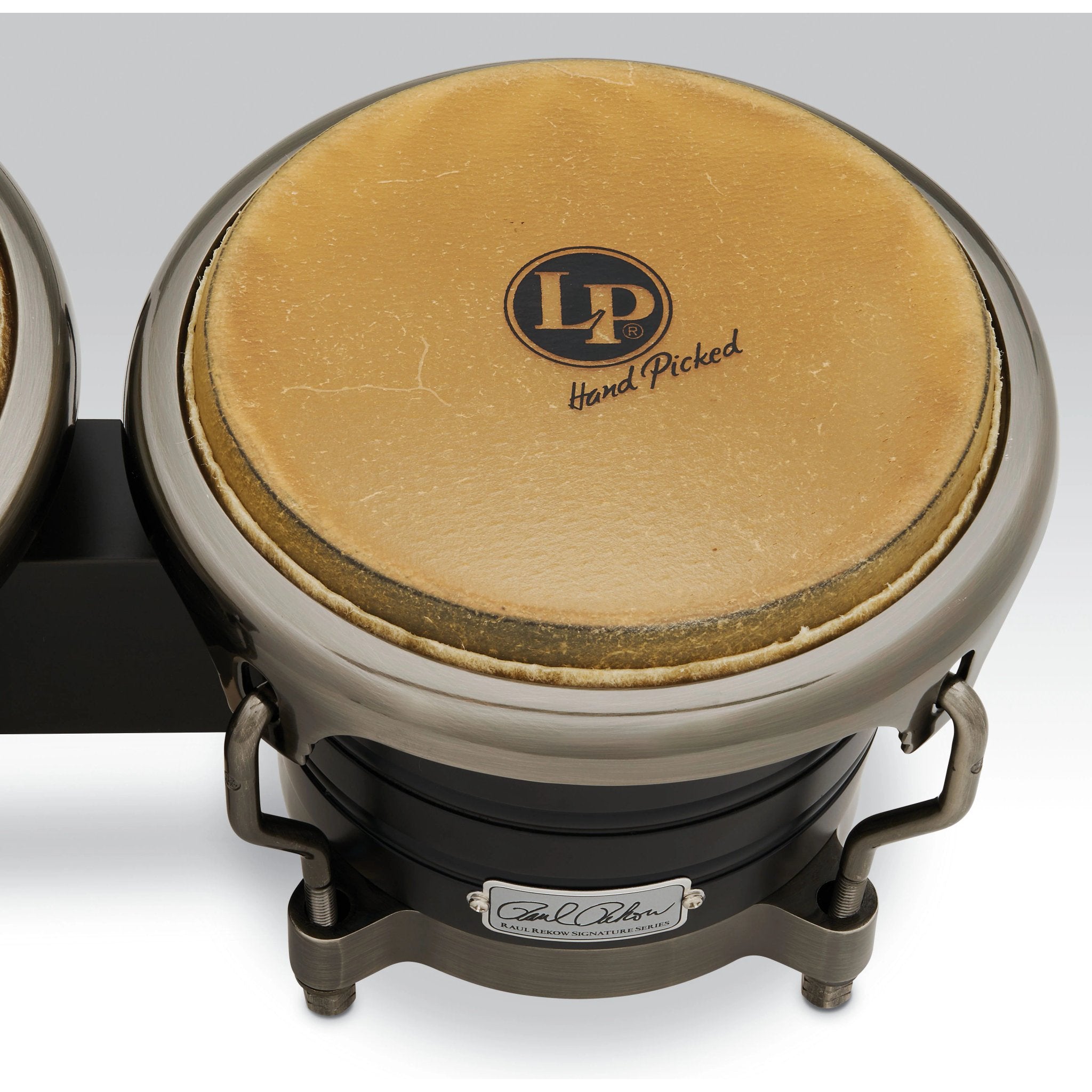 LP Raul Rekow Bongos Head Close-Up