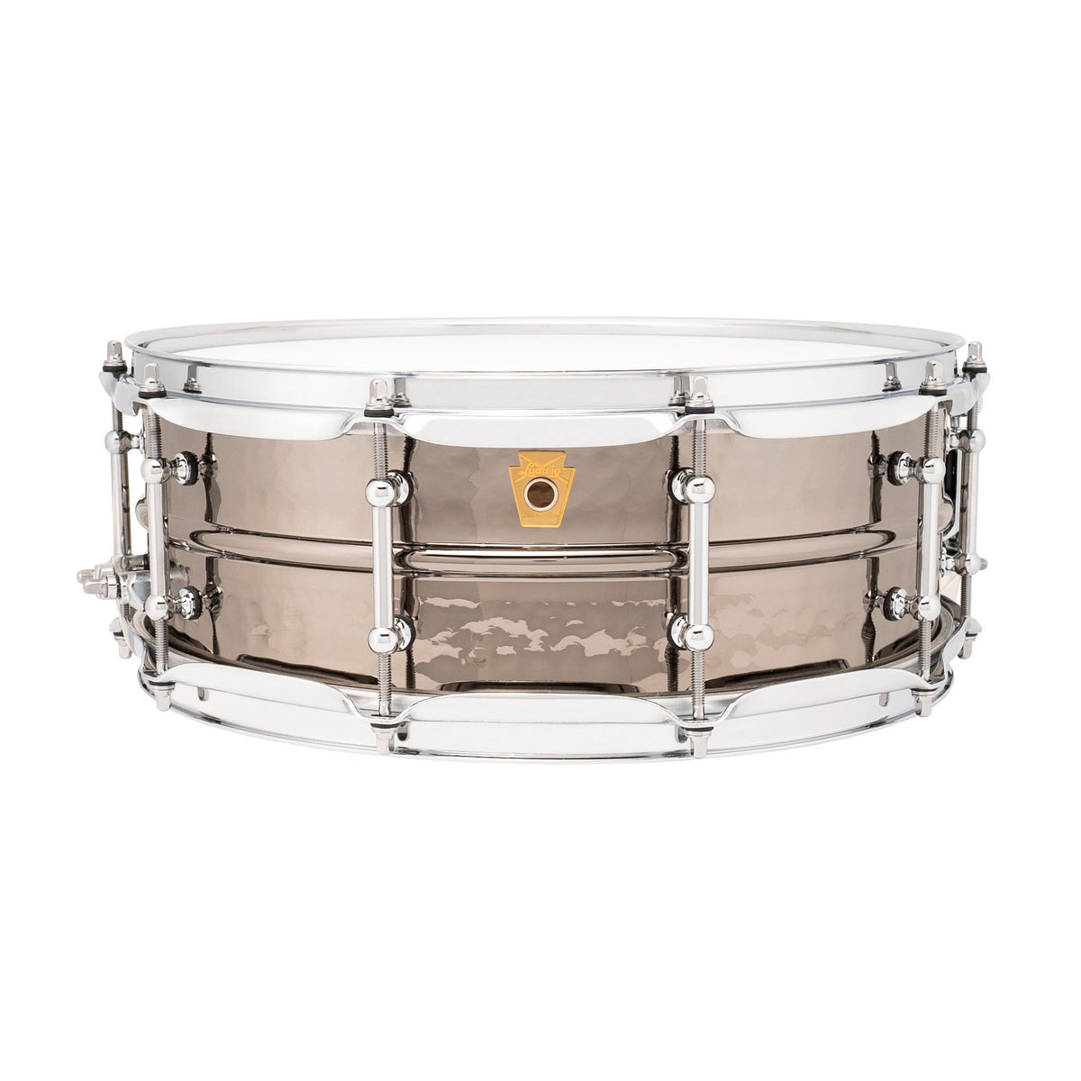 Ludwig Black Beauty Supraphonic Hammered Snare Drum with Tube Lugs - 14x5 LB416KT