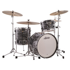 Ludwig Classic Maple Fab 3-Piece Shell Pack Drum Set - 22" Bass Drum - Vintage Black Oyster - Image 2