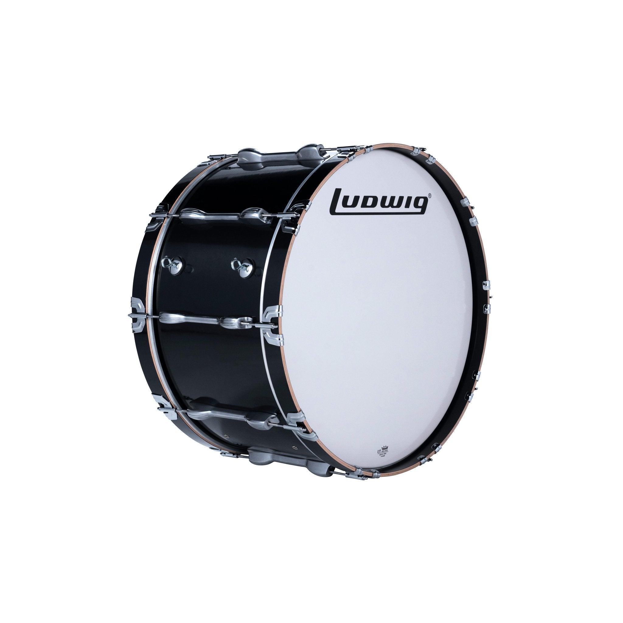 Ludwig Ultimate 2 Marching Bass Drum - 26x14 Black eye hooks