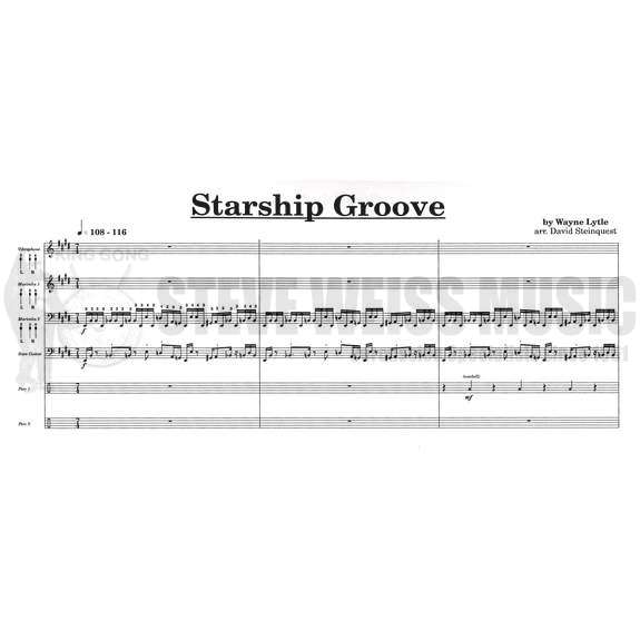 Lytle-Starship Groove arr. Steinquest (SP)-V/2M/P/BG