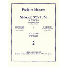 Macarez-Snare System-20 Etudes Vol. 2