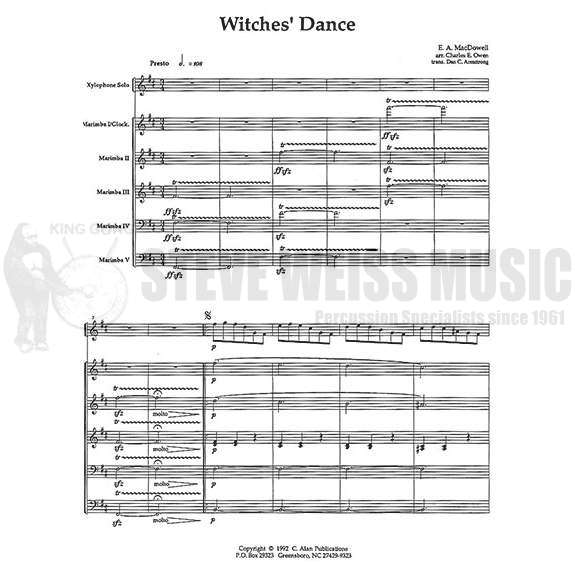MacDowell-Witches' Dance arr. Owen/Armstrong-X/5M