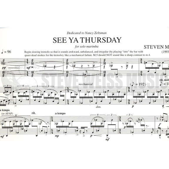 Mackey-See Ya Thursday-M OS