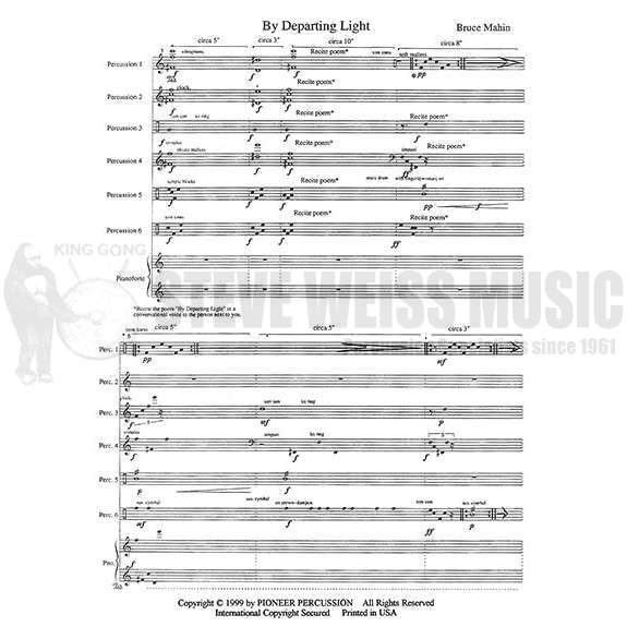 Mahin-By Departing Light (SP)-2B/2V//Cro./X/3M/4T/PN/Radio