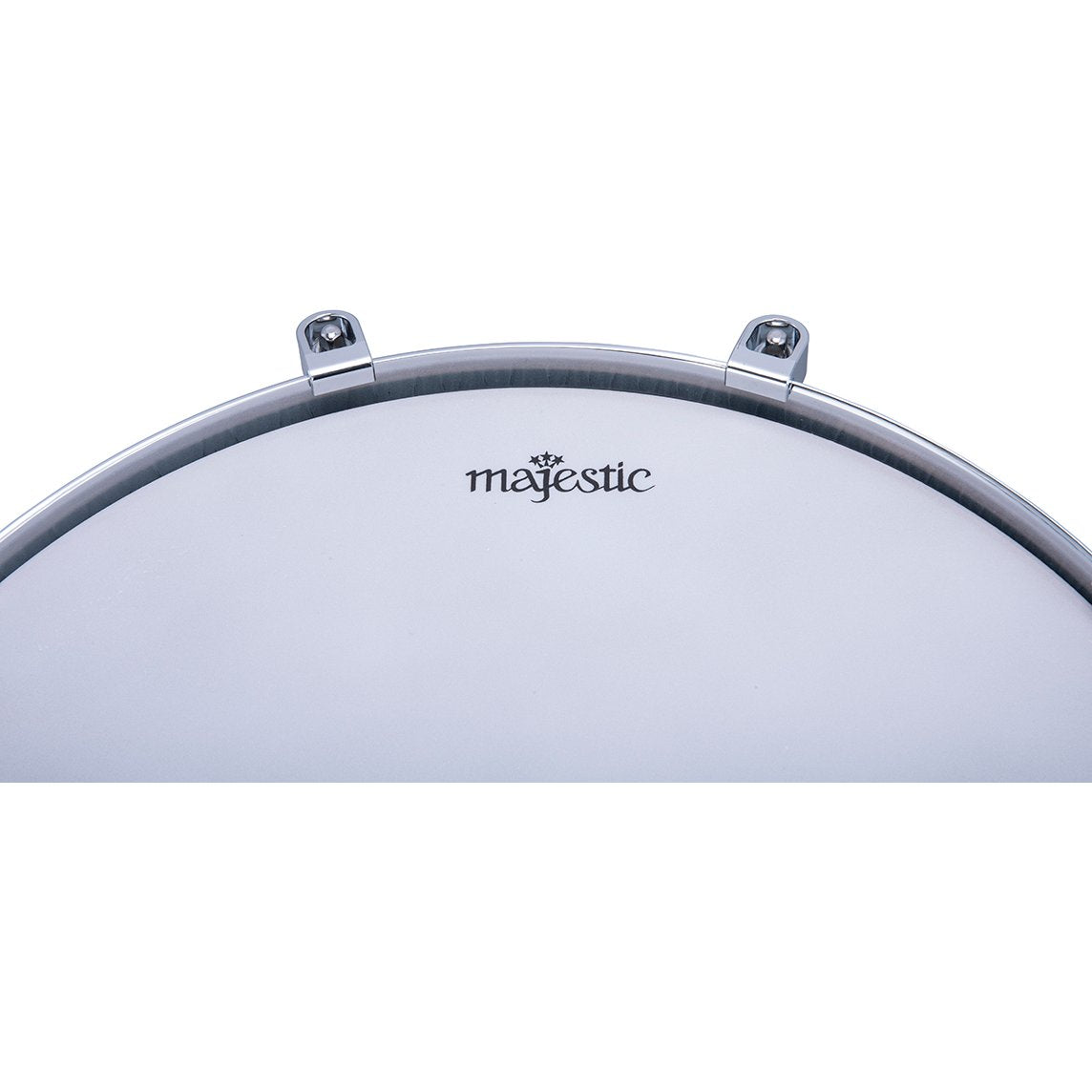Majestic 14"x6.5" Brass Opus One Snare Drum Drumhead Logo