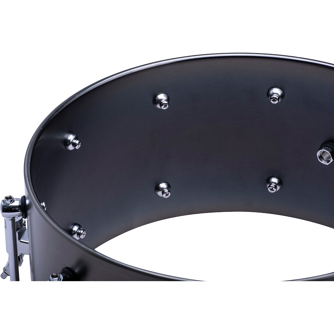 Majestic Opus One Iron Concert Snare Drum - 14x7 - Brushed Nickel MOS1470CR Drum Shell