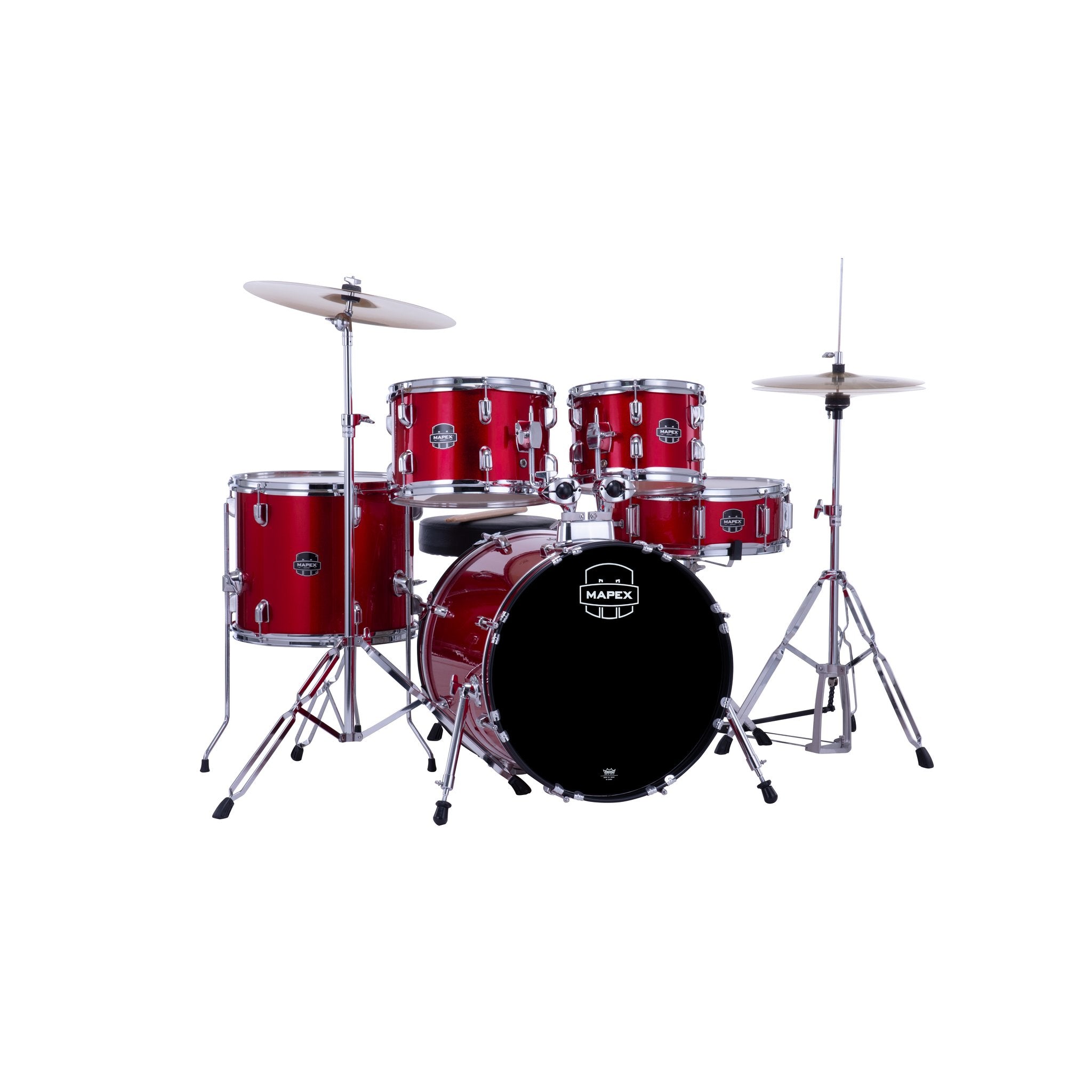 Mapex Comet Series 5-piece Drum Set - 18" Bass Drum - Infra Red - Image 1