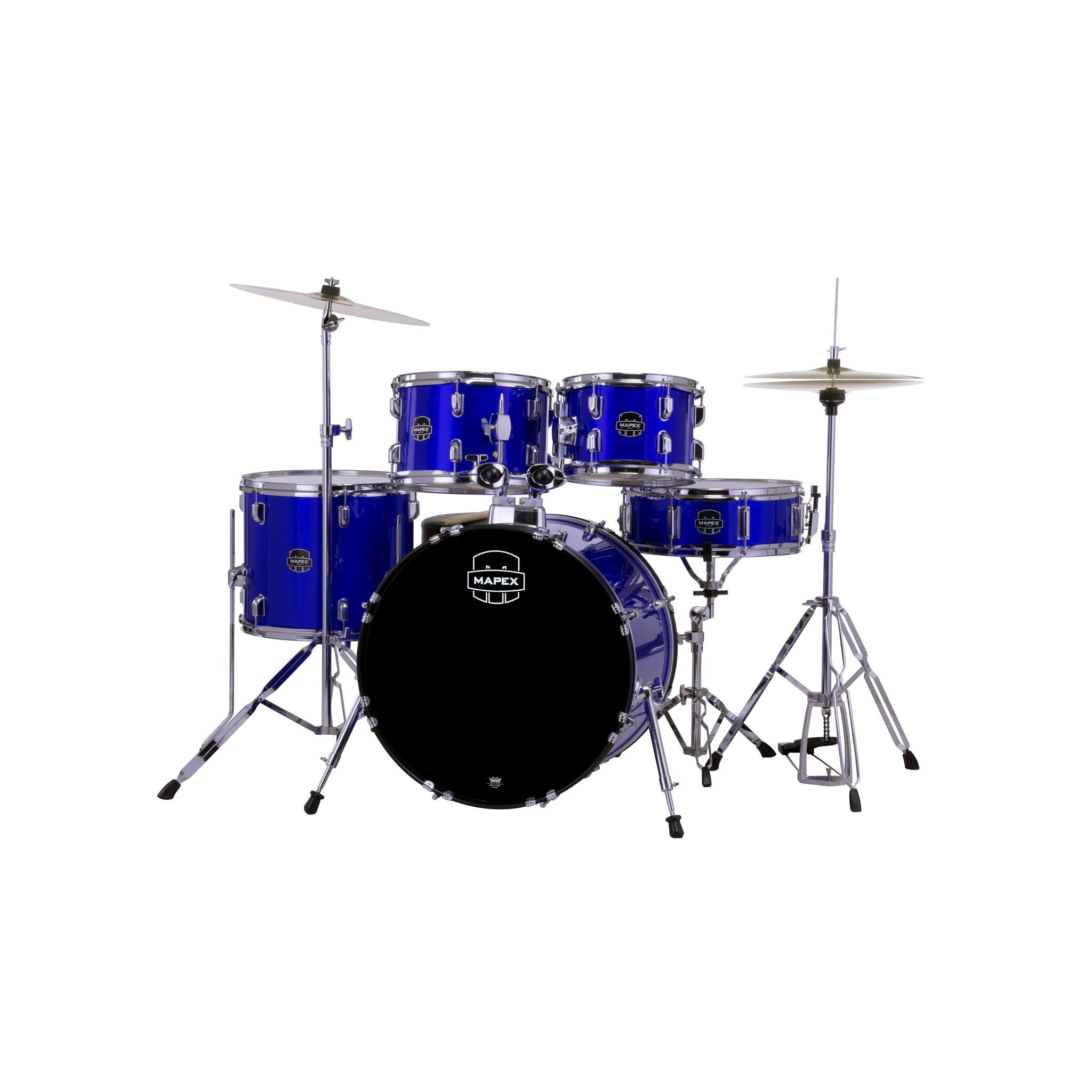 Mapex Comet Series 5-piece Drum Set - 20" Bass Drum - Indigo Blue - Image 2