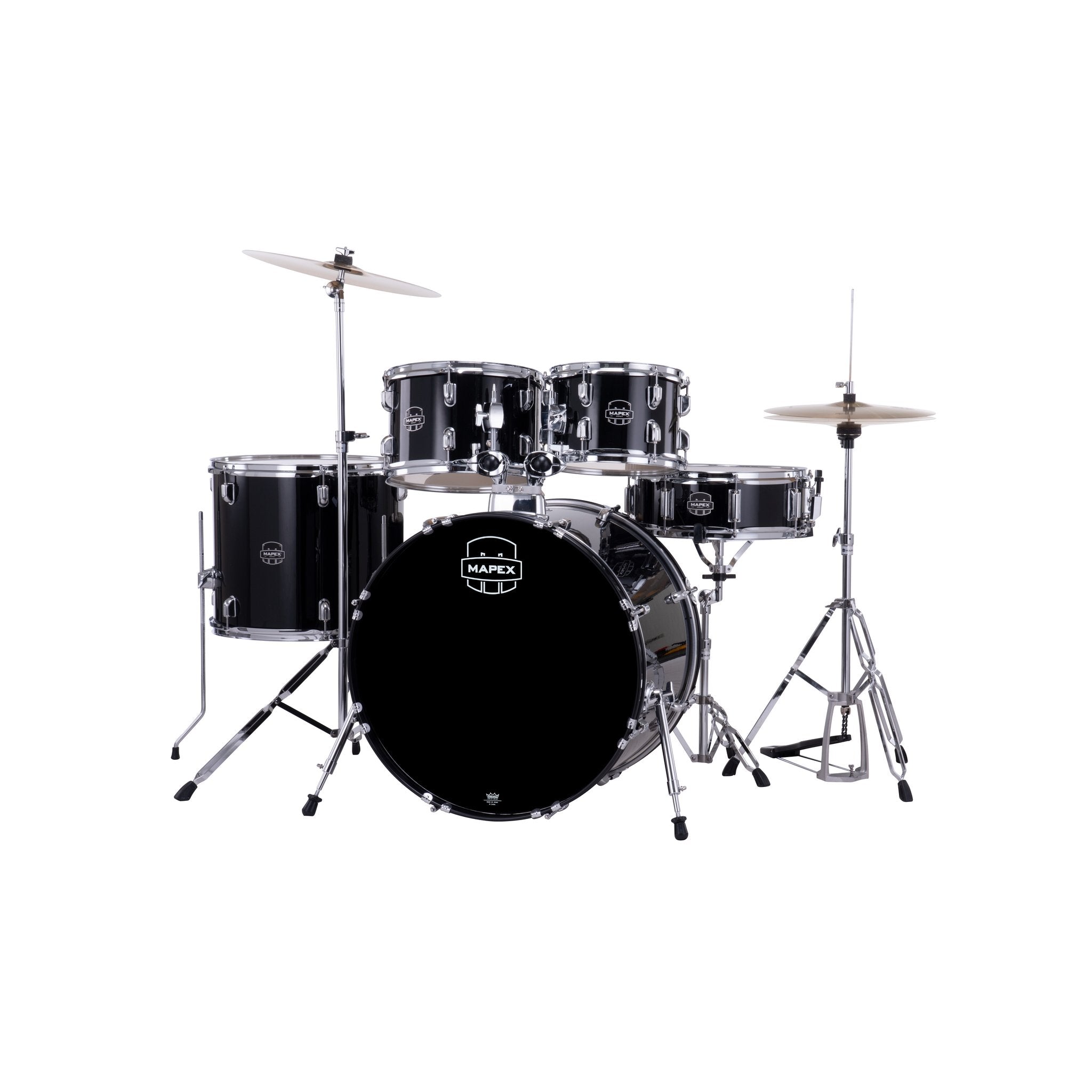 Mapex Comet Series 5-piece Drum Set - 22" Bass Drum - Black - Image 2