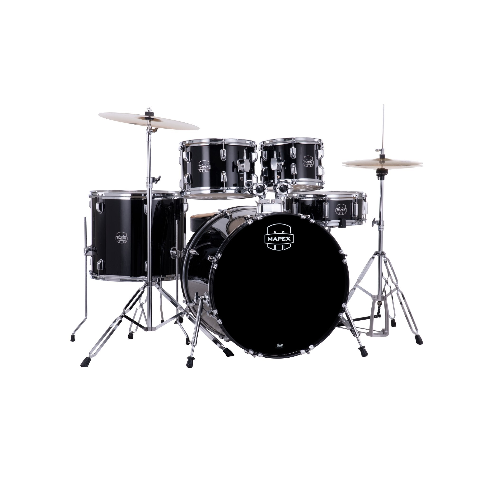 Mapex Comet Series 5-piece Drum Set - 22" Bass Drum - Black - Image 1