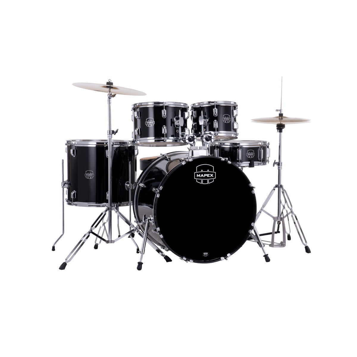 Mapex Comet Series 5-piece Drum Set - 22" Bass Drum - Black - Image 1