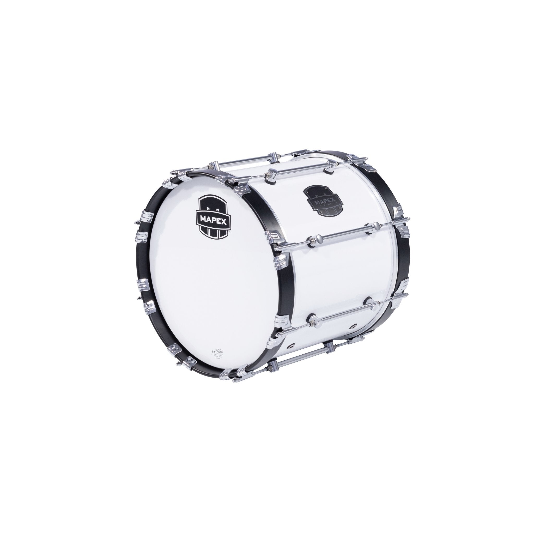 Mapex Quantum Mark II Marching Bass Drum - 16" x 14" - Gloss White