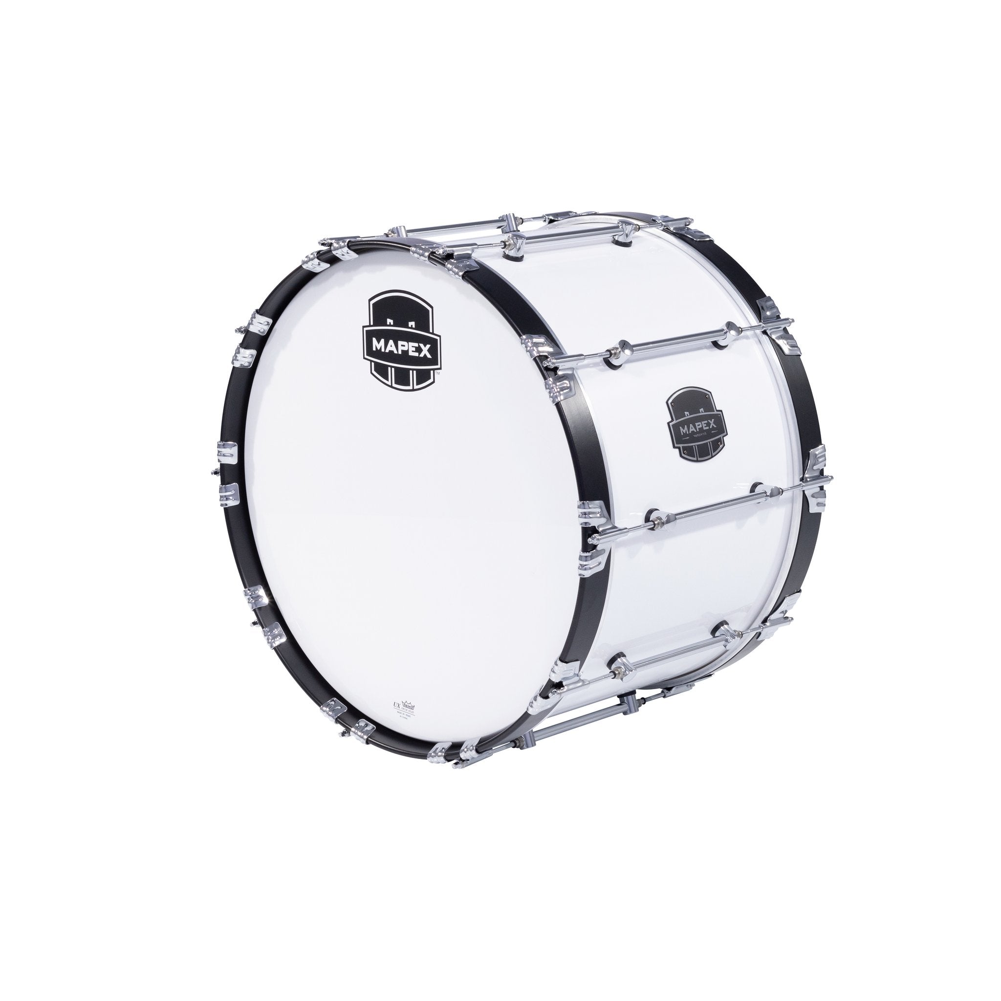 Mapex Quantum Mark II Marching Bass Drum - 22" x 14" - Gloss White