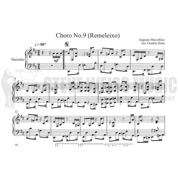 Marcellino-Choro 9 arr. Stout - M