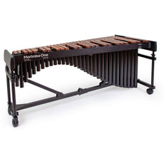 Marimba One Wave Series 4.3 Octave Rosewood Marimba with Enhanced Keyboard and Classic Resonators - 4" Casters - No Accessory Bar
