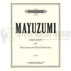 Mayuzumi-Concerto for Percussion and Wind Orchestra(S)-P/8T/X/V-
