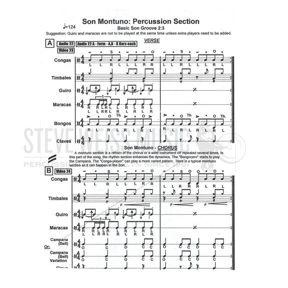 Mazza-Cuban Rhythms for Percussion & Drumset (book w/DVD)