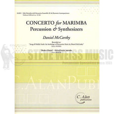 McCarthy-Concerto for Marimba, Percussion and Synthesizers (CD Incl.)-3M/BM/V/P/4T