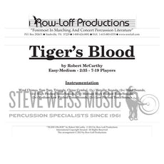 McCarthy-Tiger's Blood (SP)-P