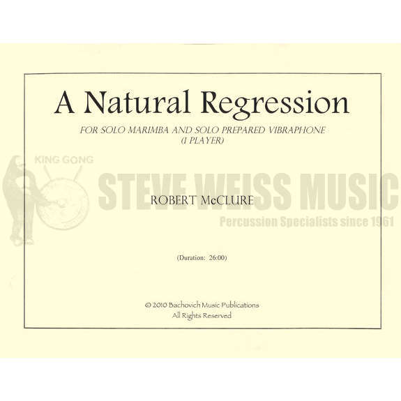 McClure-Natural Regression, A-Prepared V/M