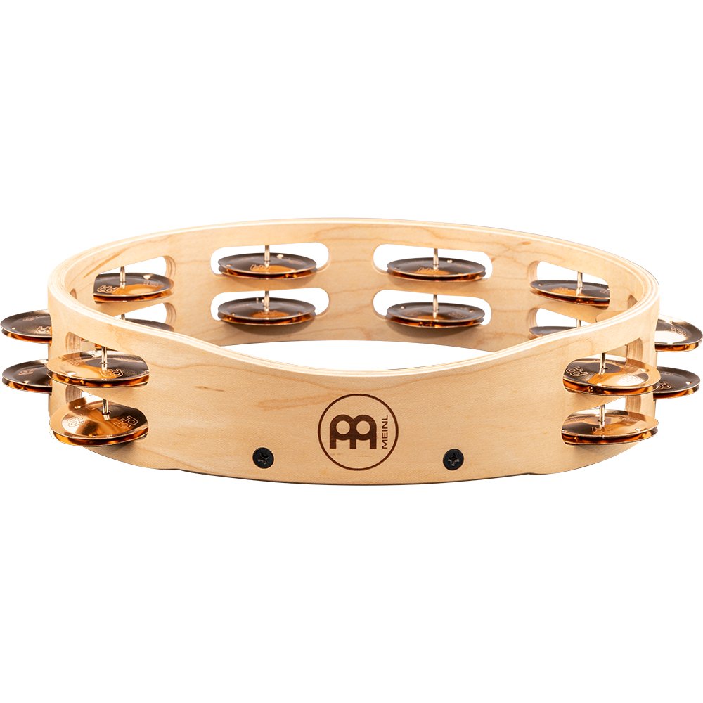 Meinl 10" Artisan Edition Double Row Tambourine - Bronze Jingles - Image 3