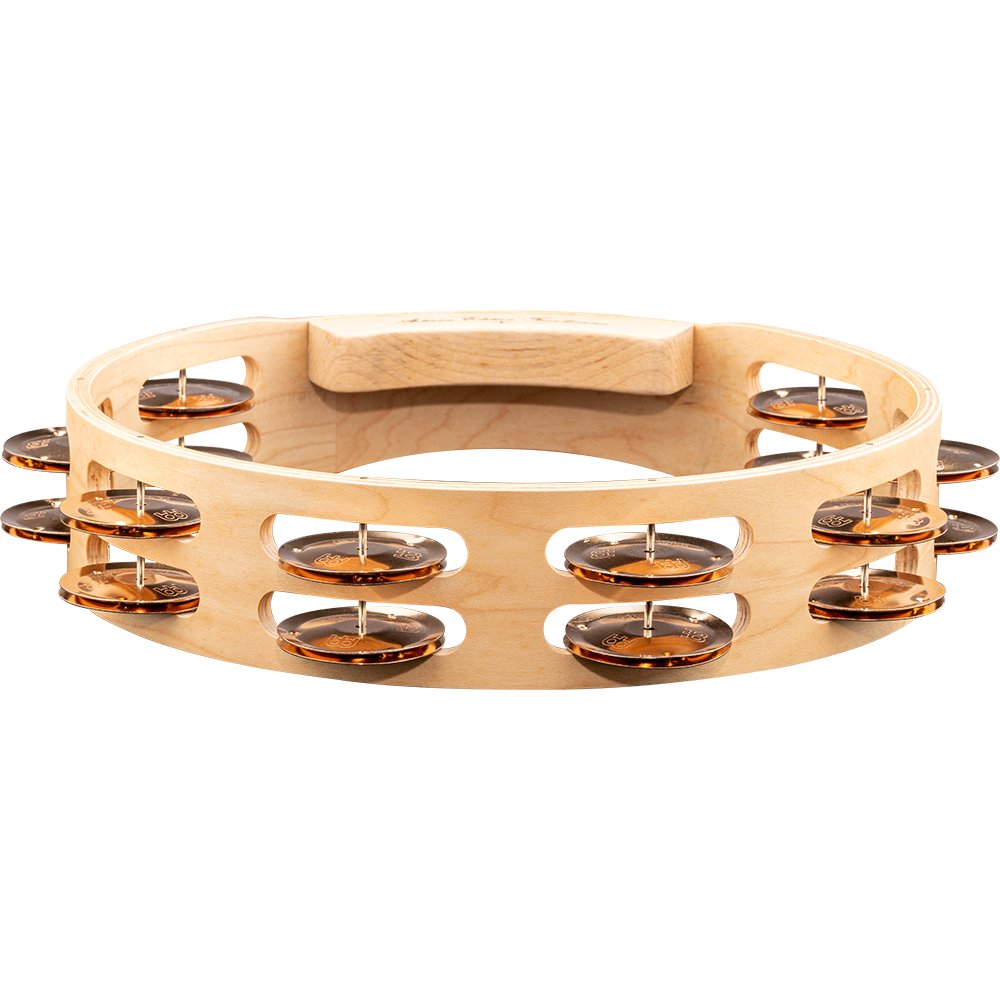 Meinl 10" Artisan Edition Double Row Tambourine - Bronze Jingles - Image 4