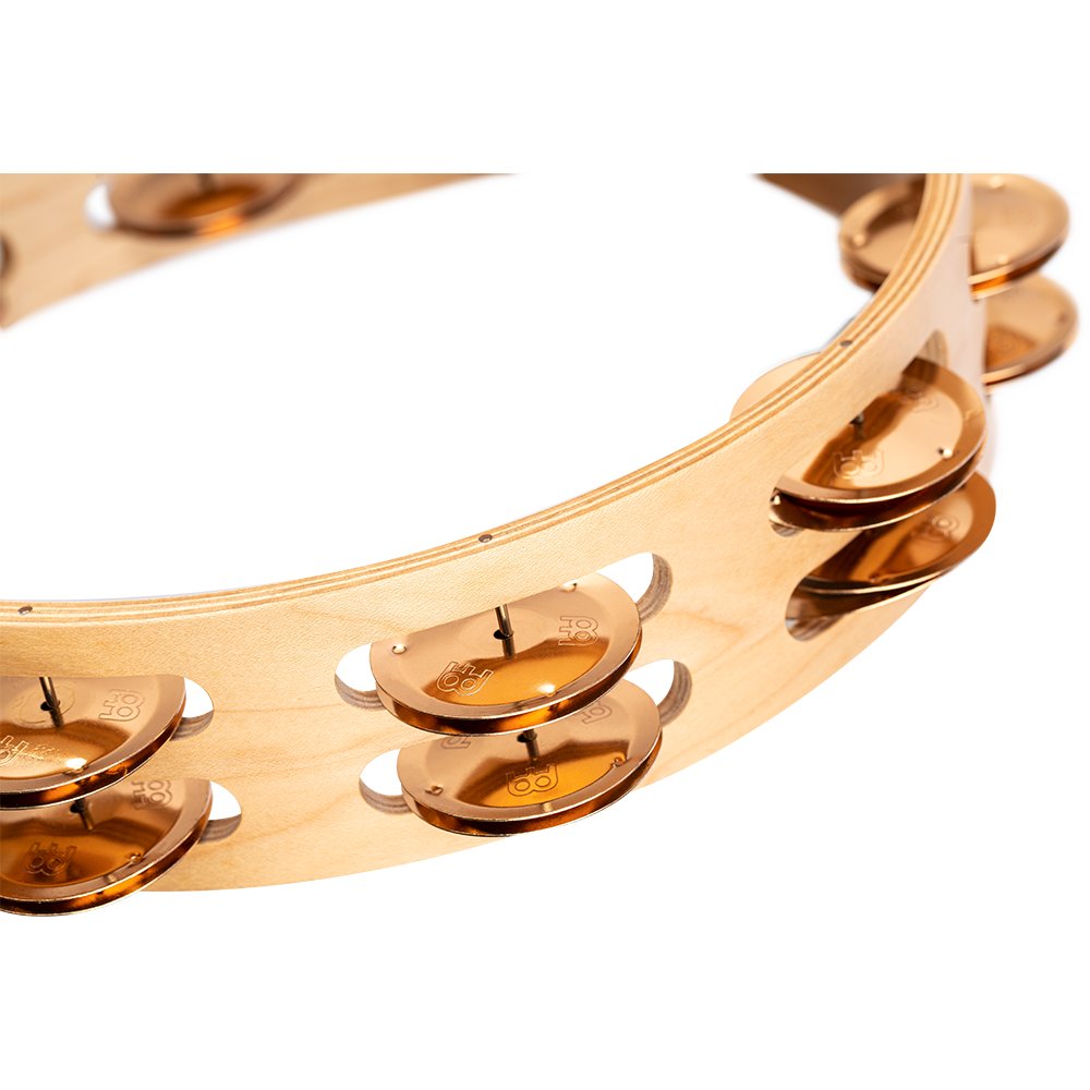 Meinl 10" Artisan Edition Double Row Tambourine - Bronze Jingles - Image 5