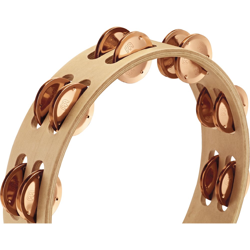 Meinl 10" Artisan Edition Double Row Tambourine - Bronze Jingles - Image 1