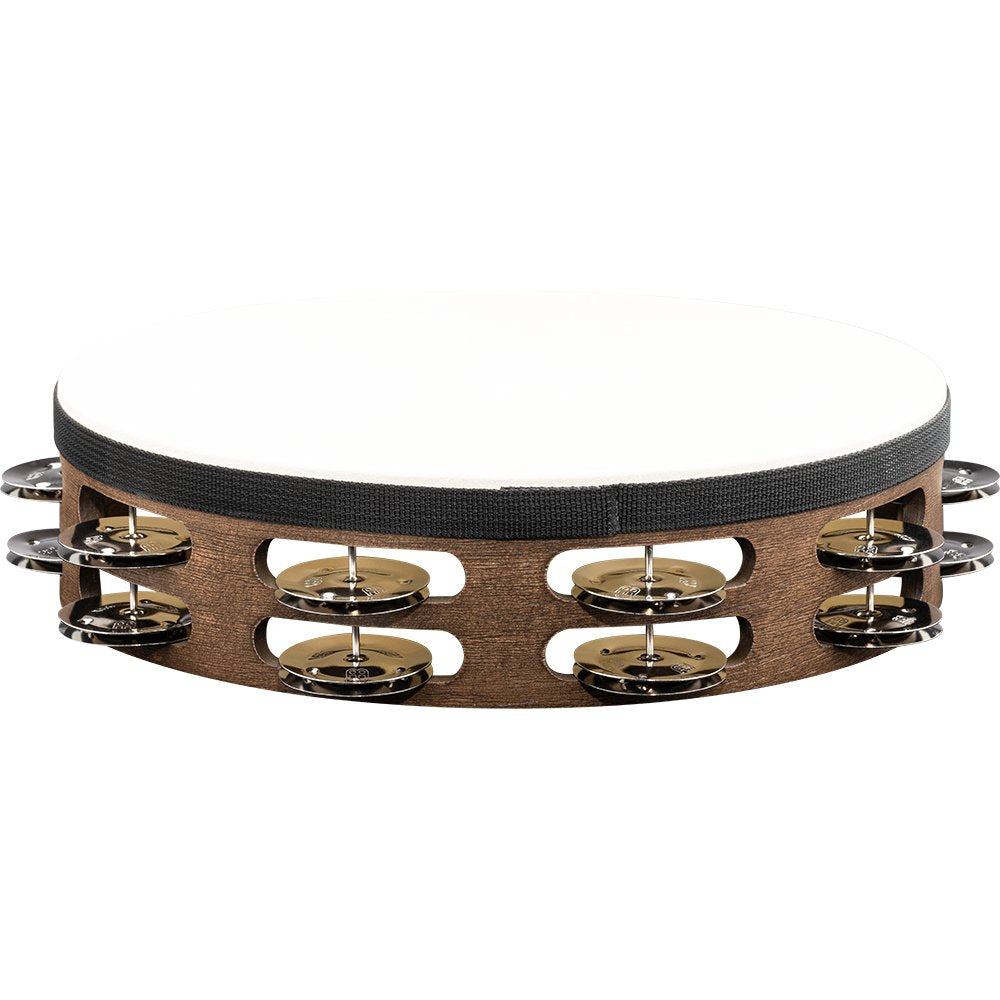 Meinl 10" Traditional Double Row Tambourine - Steel Jingles - Image 3