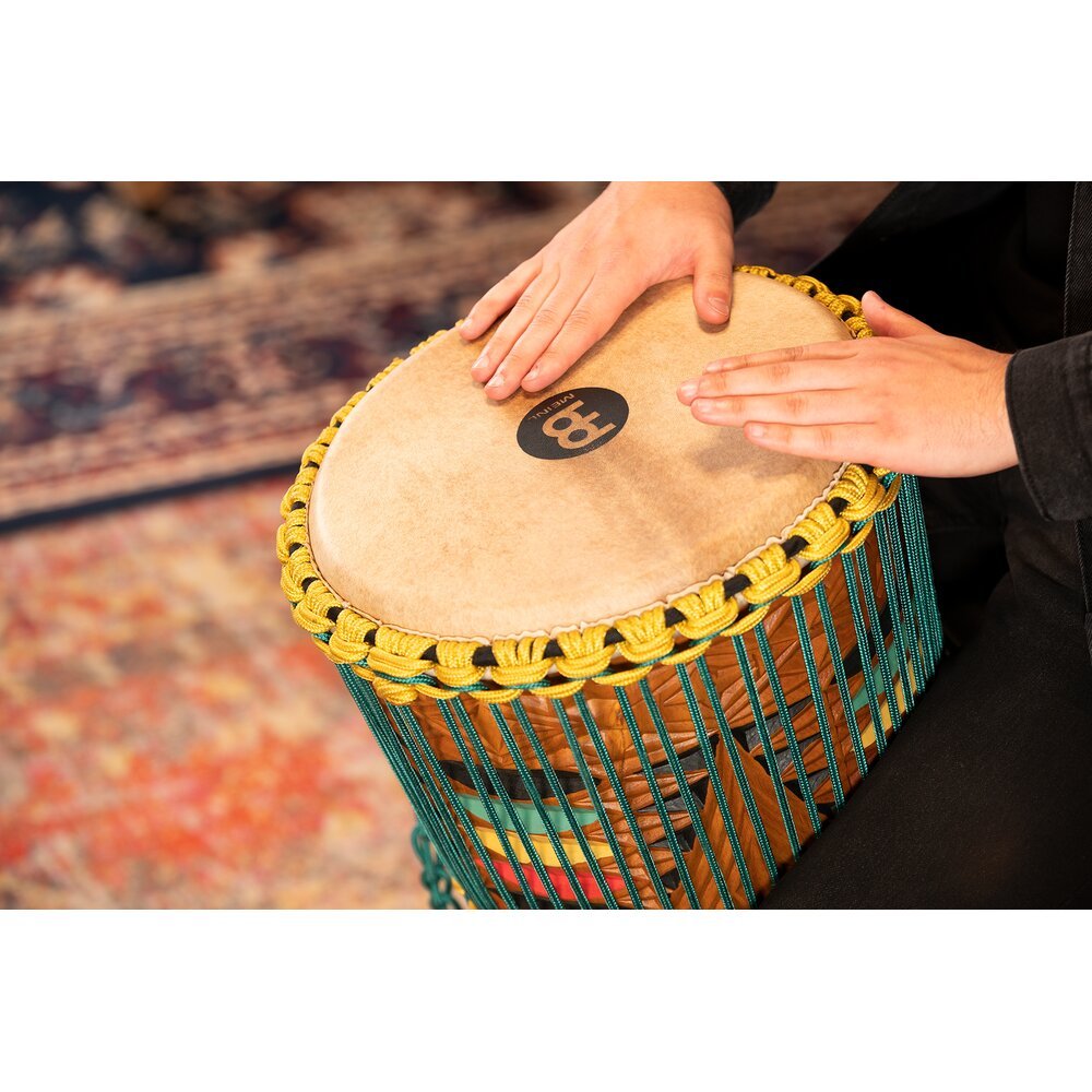 Meinl 12" Artisan Edition Tongo Carved Djembe - Image 7