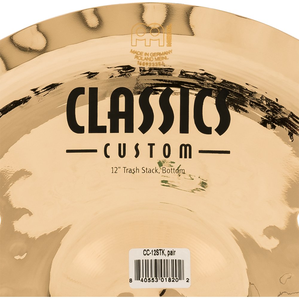 Meinl 12" Classics Custom Trash Stack Cymbal Stack - Image 9
