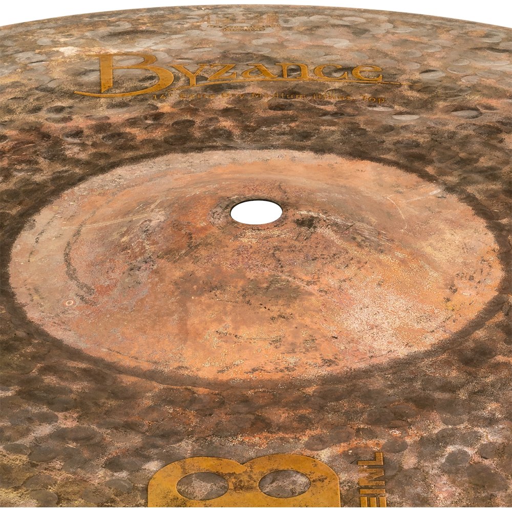 Meinl 14" Byzance Extra Dry Medium Hi-Hat Cymbals - Image 3