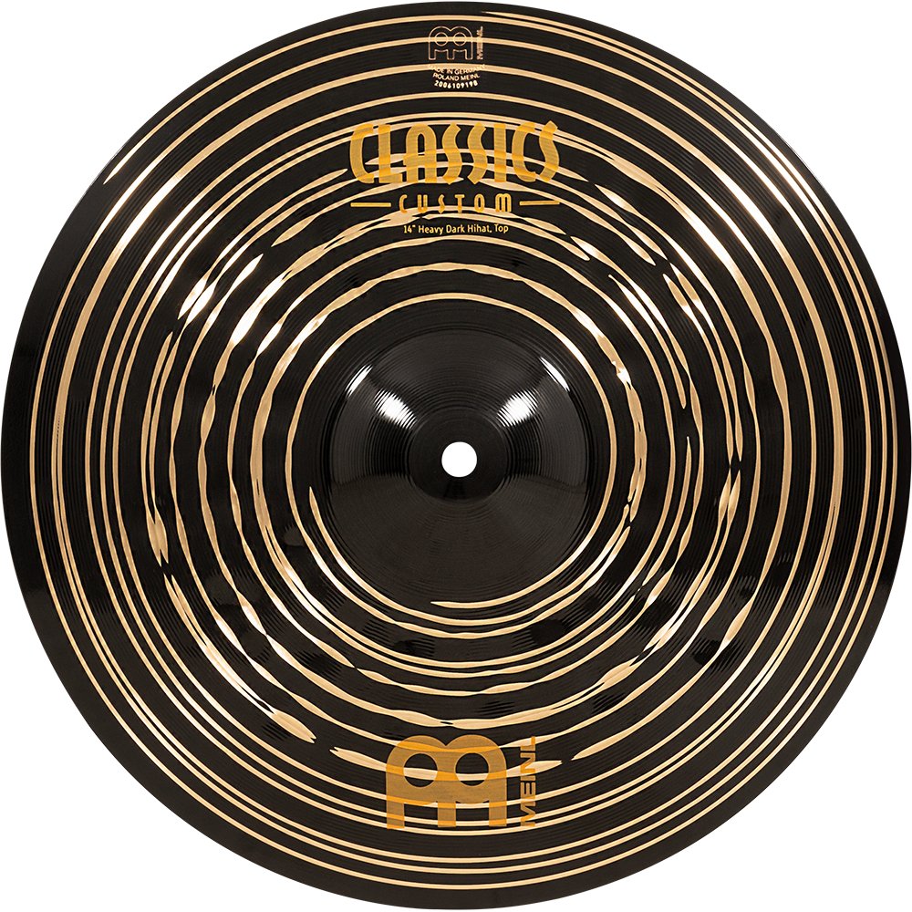 Meinl 14" Classics Custom Heavy Dark Hi-Hat Cymbals - Image 4