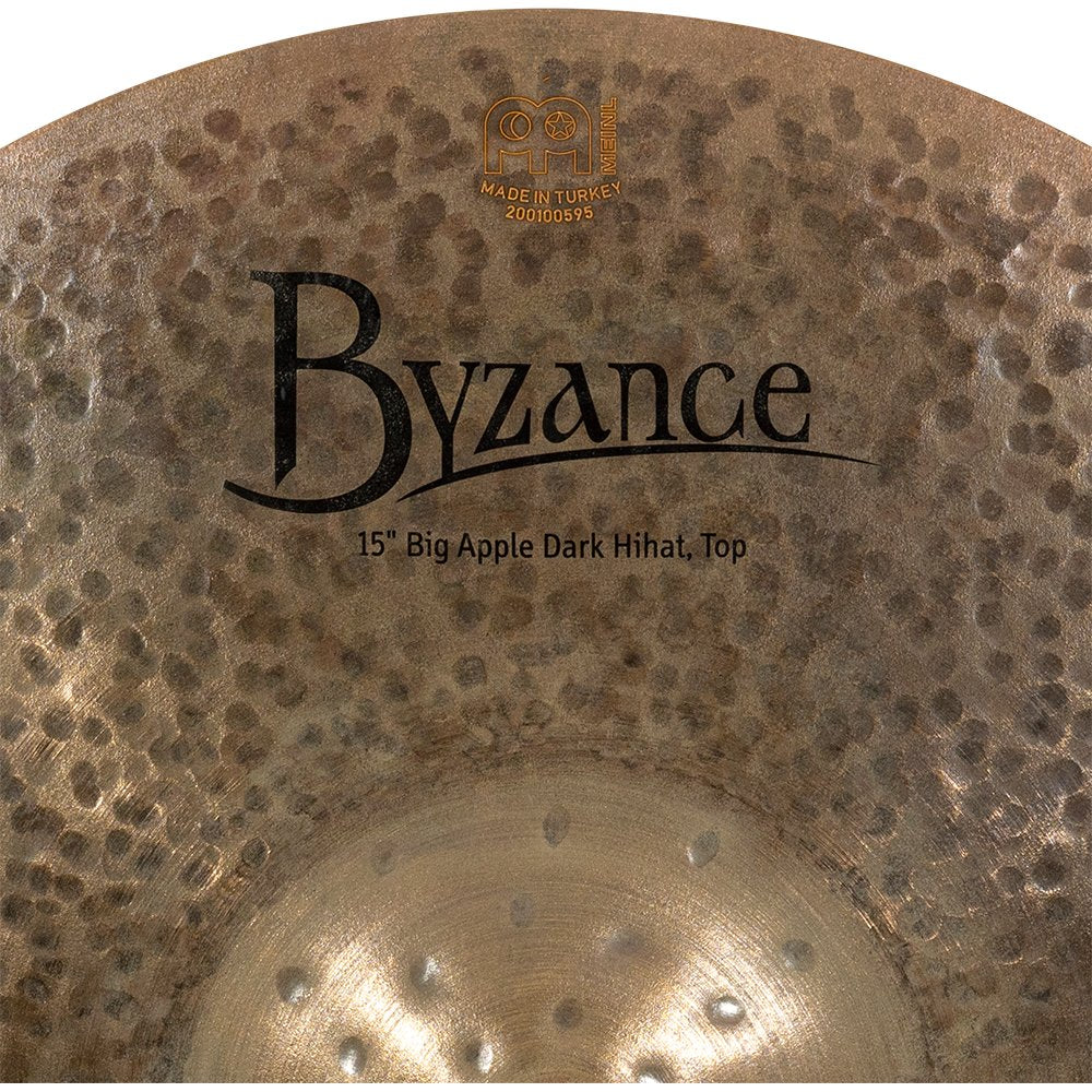 Meinl 15" Byzance Big Apple Dark Hi-Hat Cymbals - Image 6