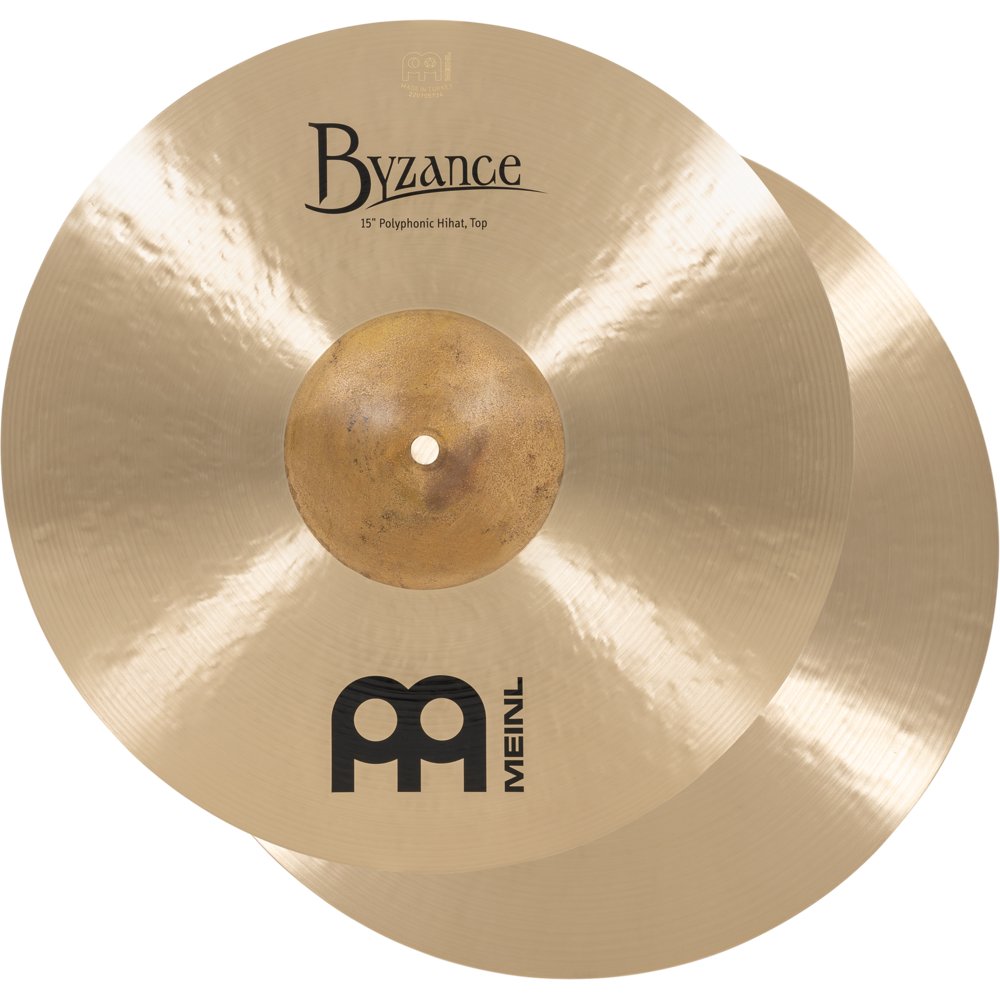 Meinl 15" Byzance Traditional Polyphonic Hi-Hat Cymbals - Image 12