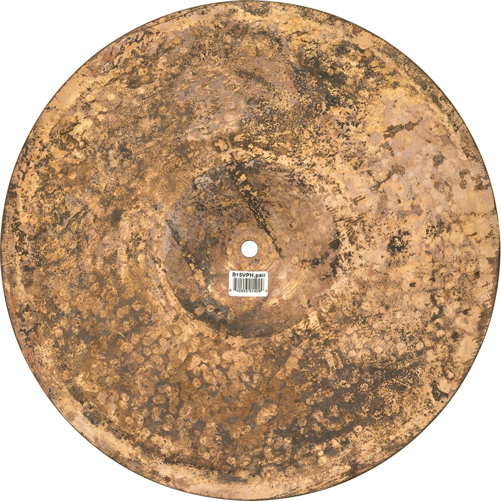 Meinl 15" Byzance Vintage Pure Hi-Hat Cymbals - Image 8