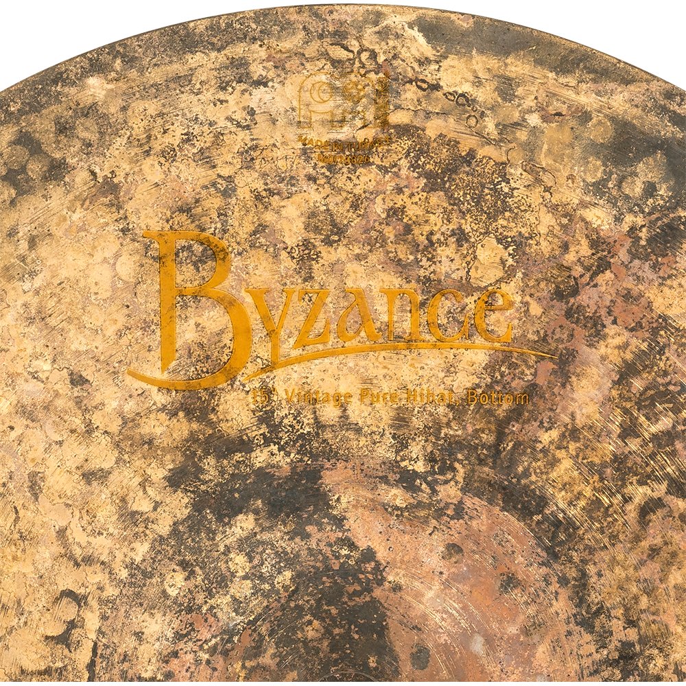 Meinl 15" Byzance Vintage Pure Hi-Hat Cymbals - Image 9