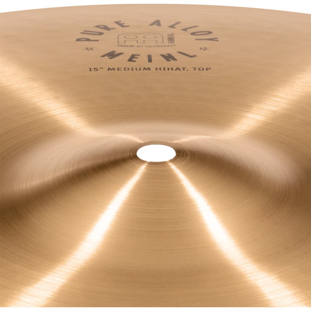 Meinl 15" Pure Alloy Medium Hi-Hat Cymbals - Image 3