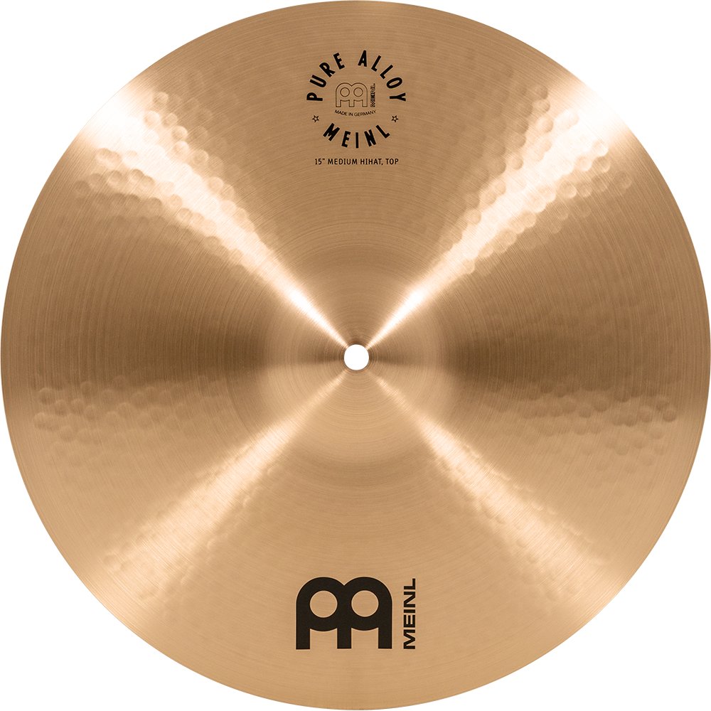 Meinl 15" Pure Alloy Medium Hi-Hat Cymbals - Image 4
