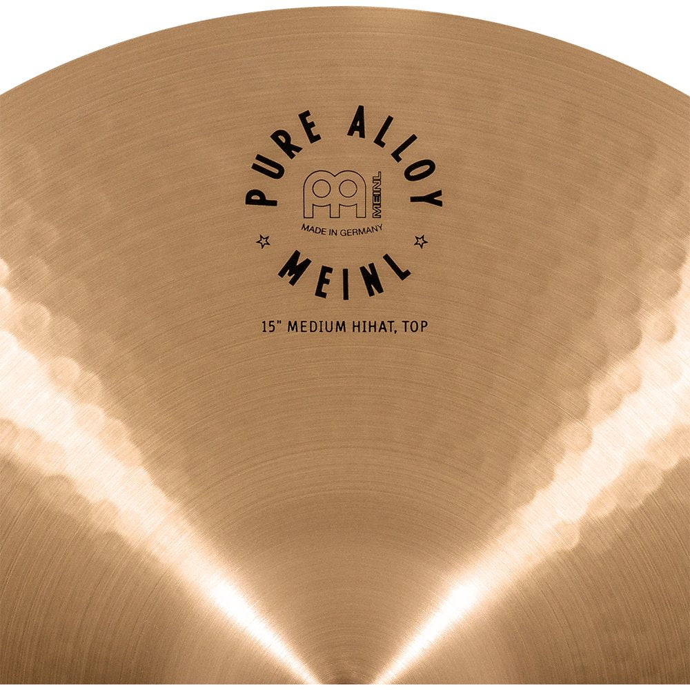 Meinl 15" Pure Alloy Medium Hi-Hat Cymbals - Image 6
