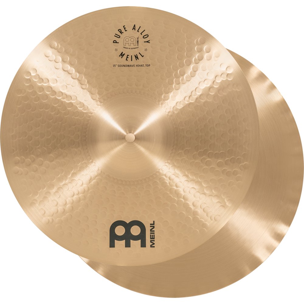 Meinl 15" Pure Alloy Soundwave Hi-Hat Cymbals - Image 12