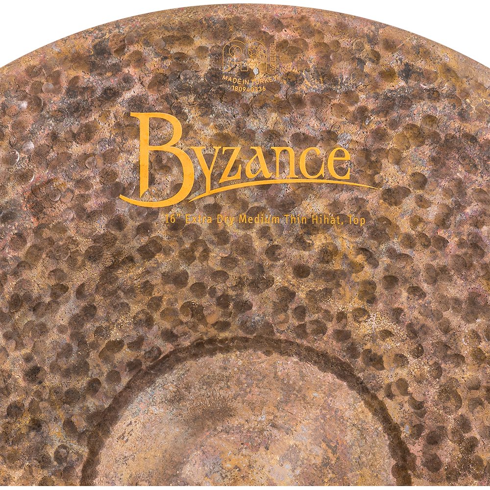 Meinl 16" Byzance Extra Dry Medium Thin Hi-Hat Cymbals - Image 6