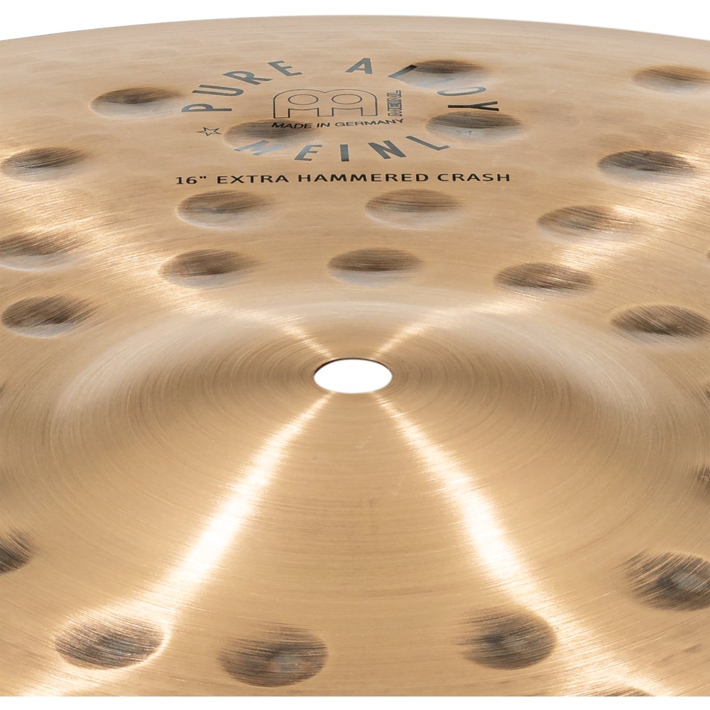 Meinl 16" Pure Alloy Extra Hammered Crash Cymbal - Image 4