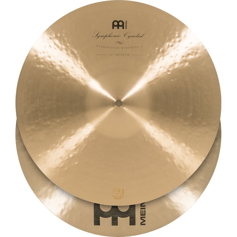 Meinl 16" Symphonic Medium Cymbal Pair - Image 7