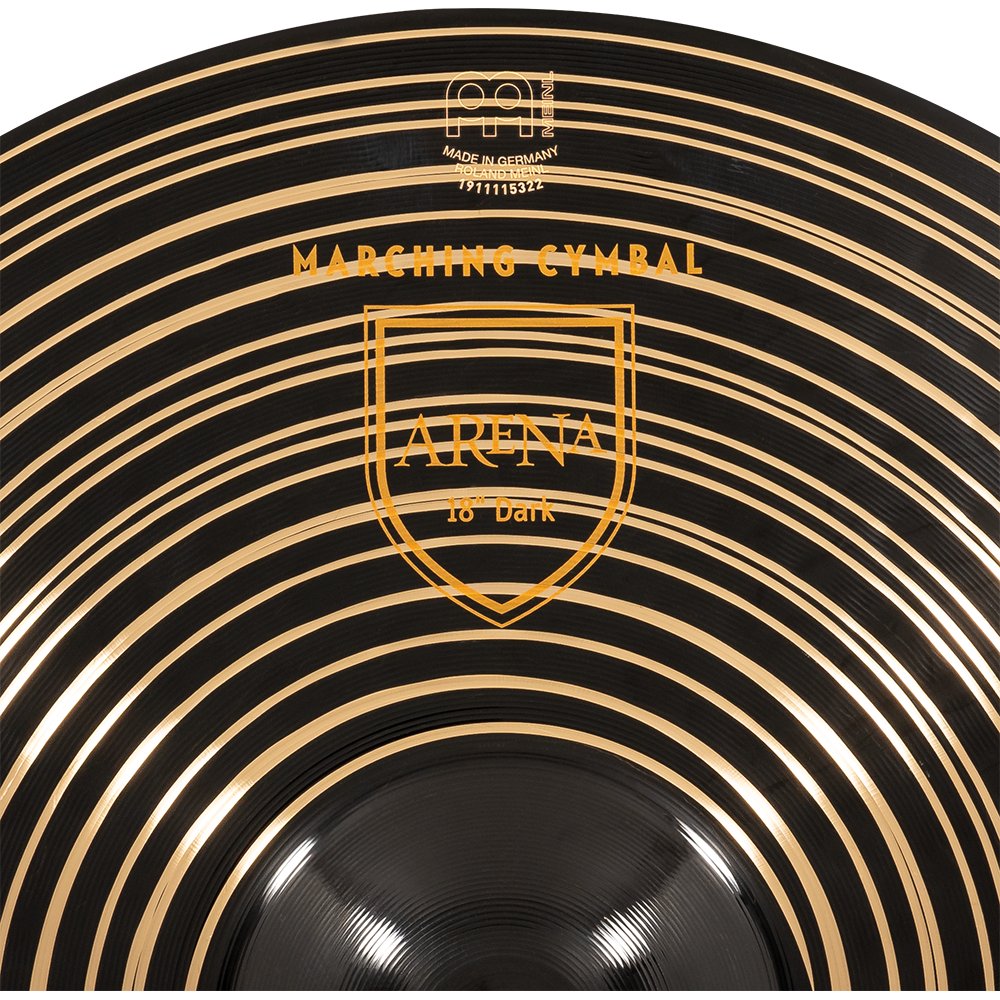 Meinl 18" Arena Dark Marching Cymbal Pair - Image 6