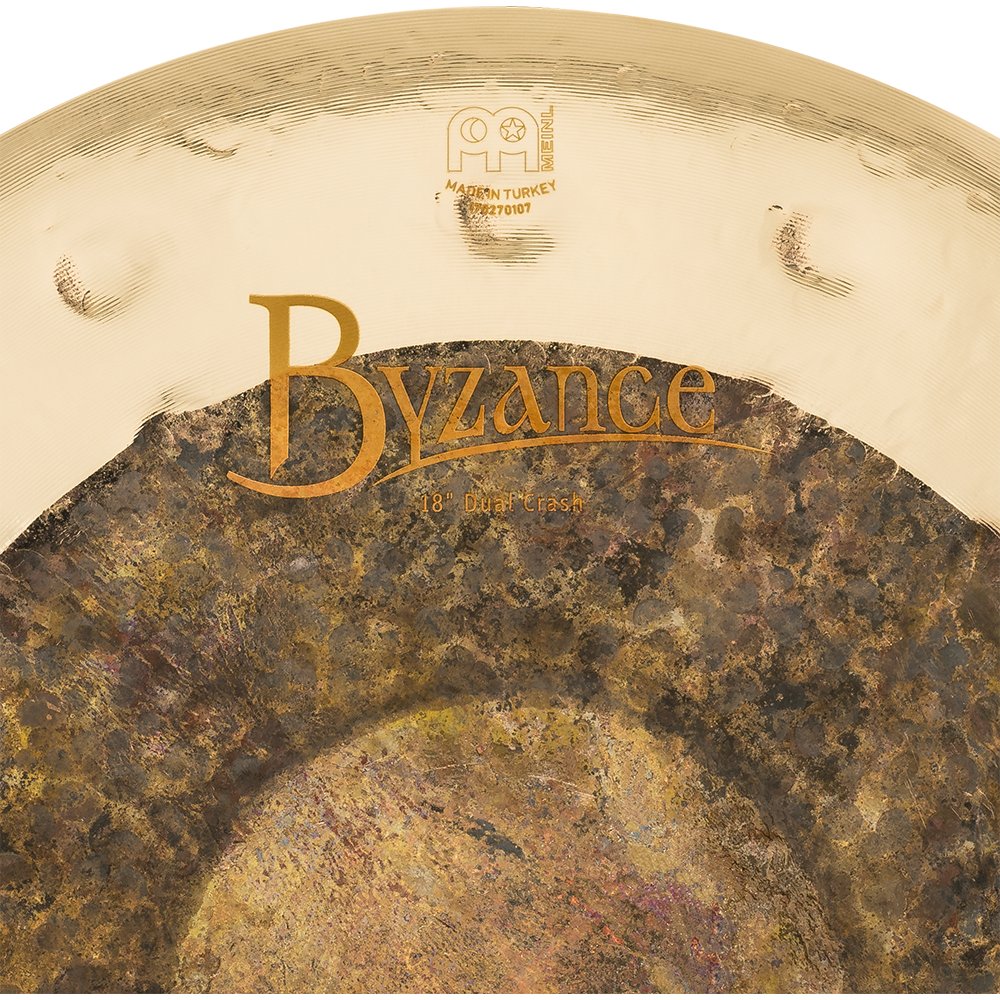 Meinl 18" Byzance Extra Dry Dual Crash Cymbal - Image 5